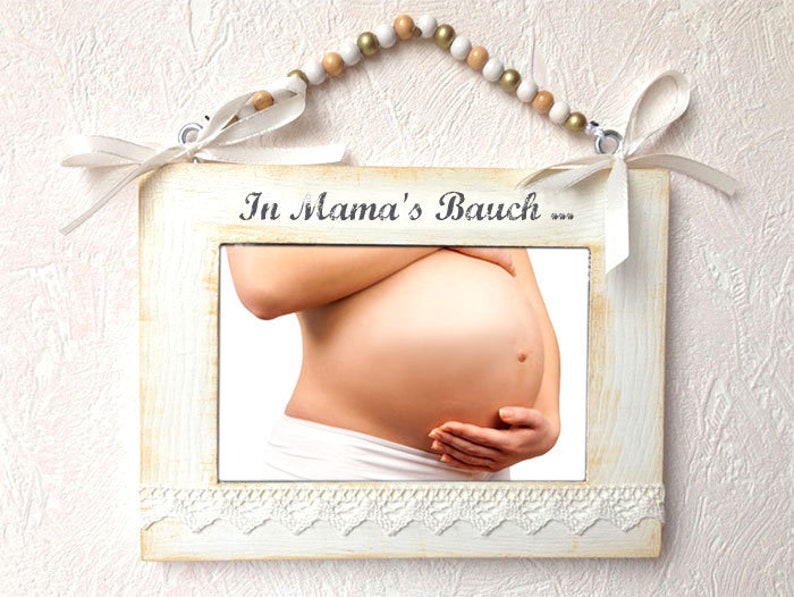 Ultraschallrahmen Vintage In Mama's Bauch image 1