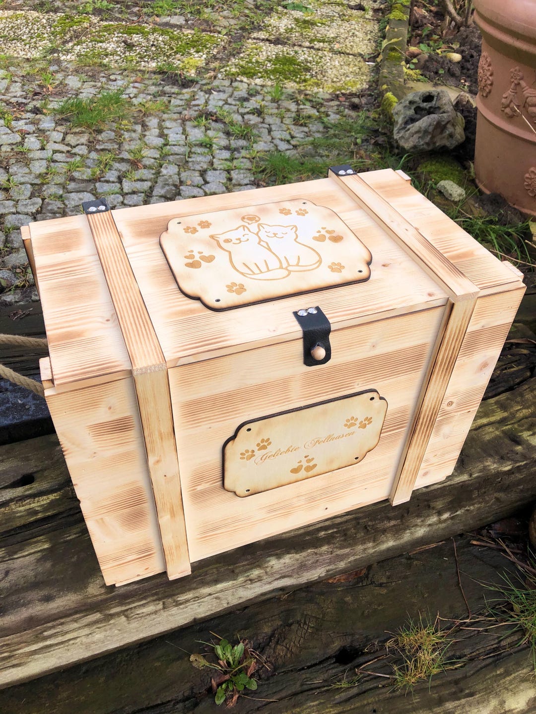 XXL Storage Box for Cats – Keepsake Box With Personal Engraving – Pet ...