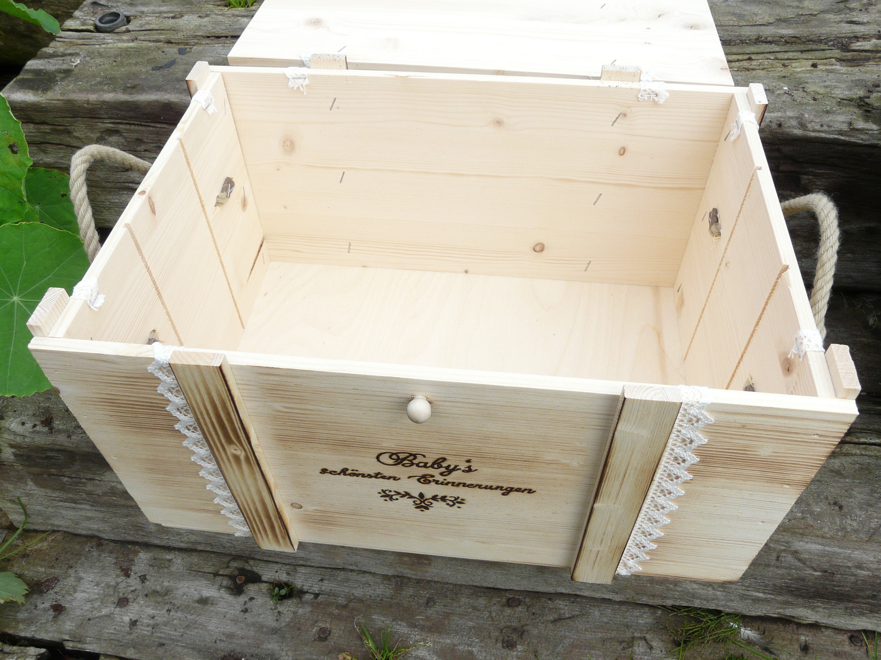 Hochzeitskiste Maritim mit Kompass / Erinnerungskiste | Etsy