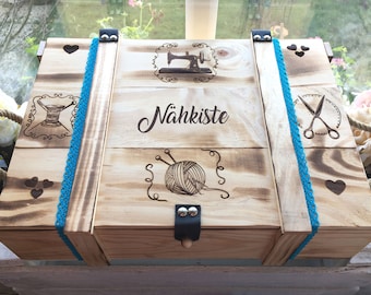 Boîte à couture personnalisée / boîte à couture bois / boîte en bois / boîte en bois / boîte à couture / boîte à couture / boîte de rangement