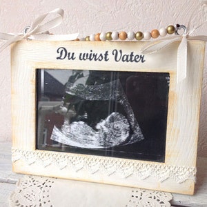 Ultraschallrahmen Vintage "Du wirst Vater"