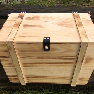Caja de almacenamiento grande XXL con tapa / caja de recuerdos de madera / caja de almacenamiento / caja de recuerdos / caja multiusos / cofre de madera grande