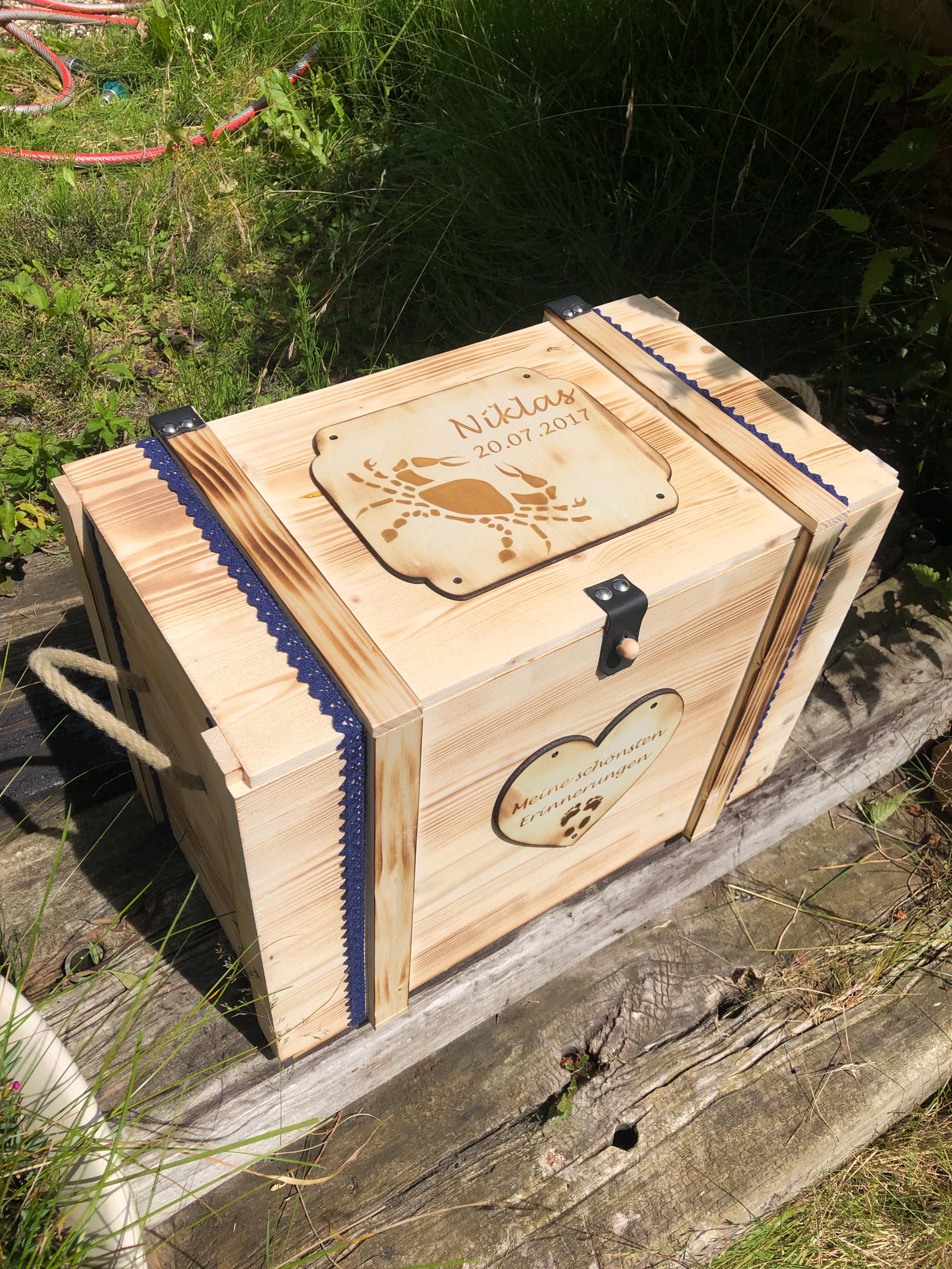 XXL Personalized 18th Birthday Box - Birthday Gift - Keepsake Box - Storage Box - Wooden Birthday Box