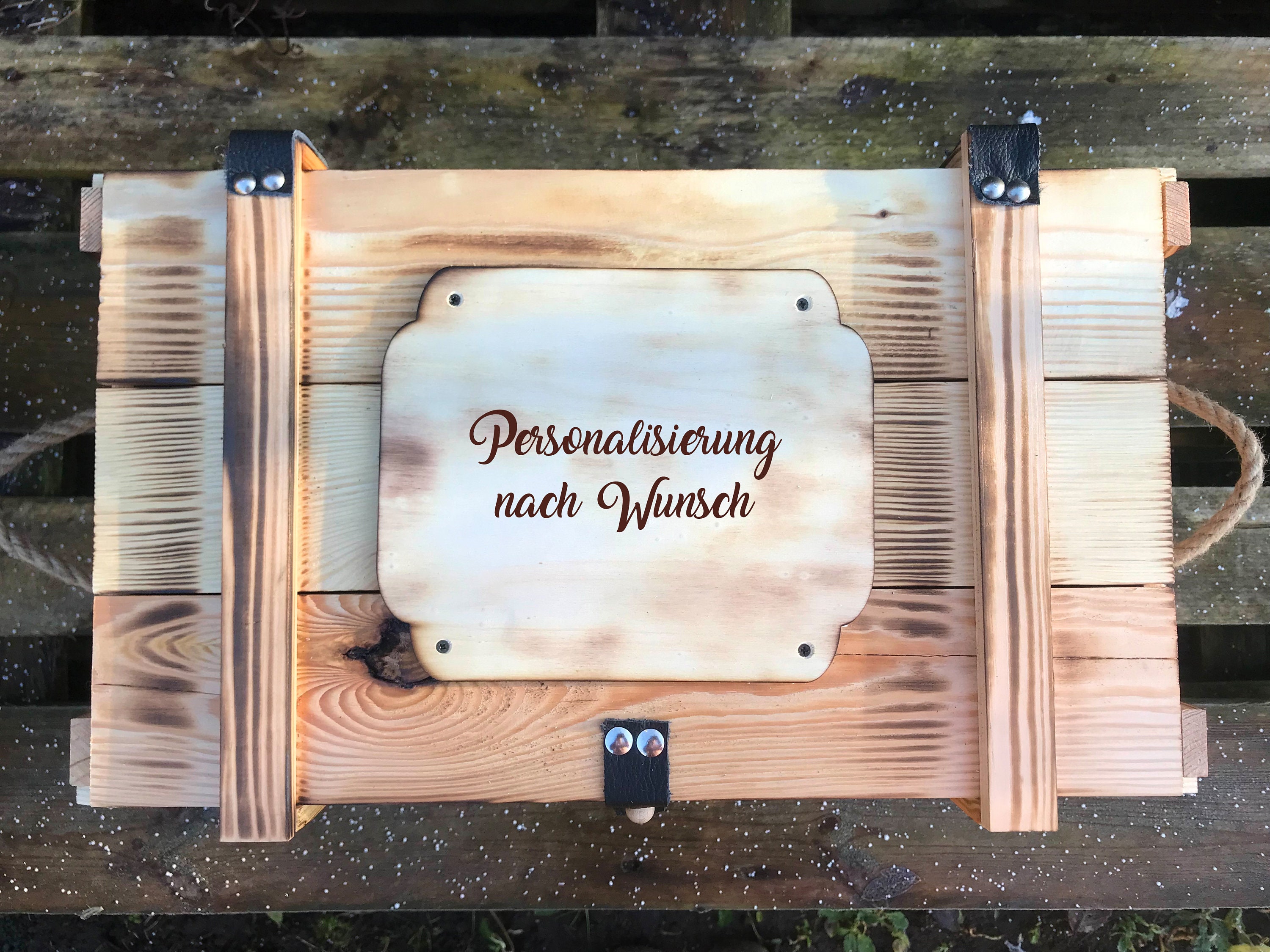 Memory box, personalized with engraving, motif, text for special occasion / gift box / wedding box / birth or christening box / storage box