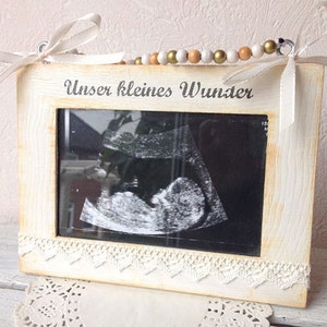 Personalized picture frame with personalized text / Wooden frame engraved with desired text / Photo frame personalized and engraved image 2