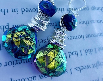 earrings, spinel earrings, French hook earrings, spinel jewelry, opal jewelry, opal earrings, opal earring, for her, Summer trends, for her