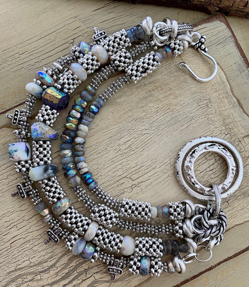 moonstone bracelet labradorite bracelet lapis bracelet bracelet bohemian bracelet for her dendrite opal bracelet boho bracelet