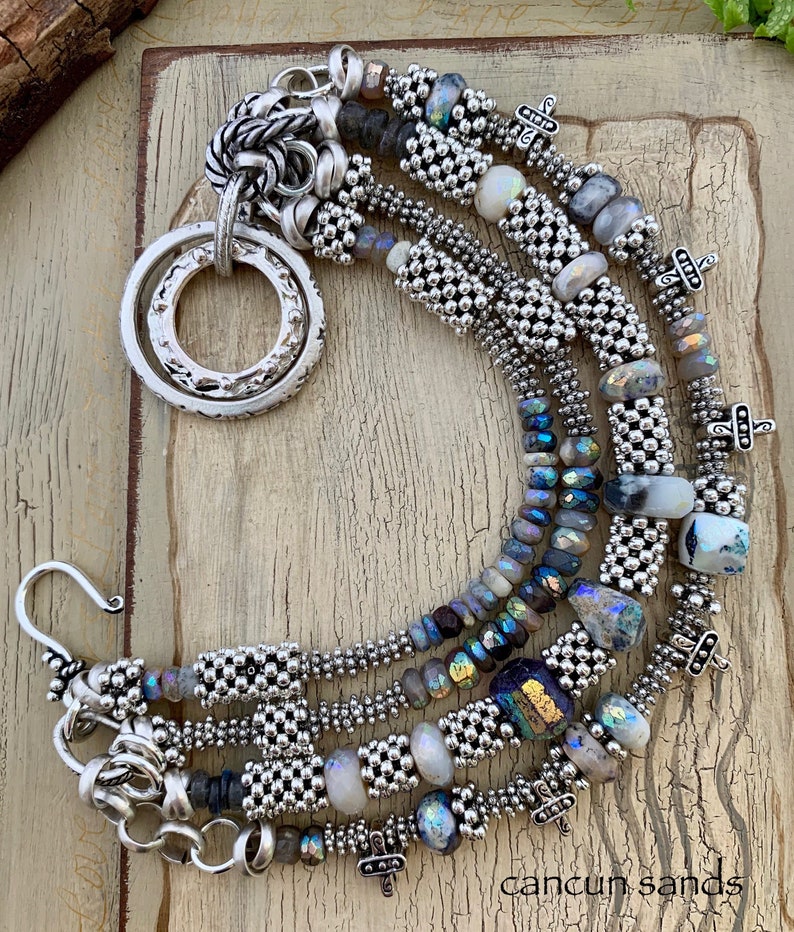 moonstone bracelet labradorite bracelet lapis bracelet bracelet bohemian bracelet for her dendrite opal bracelet boho bracelet