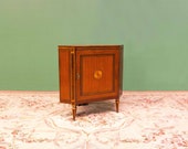 Inlaid Satinwood Corner Cupboard