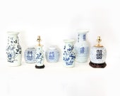 Celadon Blue and White Chinese Vase