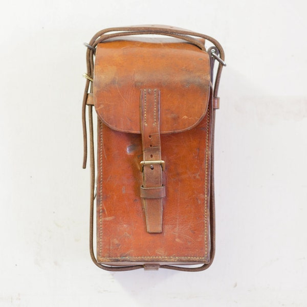 Beautiful Vintage World War I Ammunition Pouch // Gift for Dad // Gift for Him //