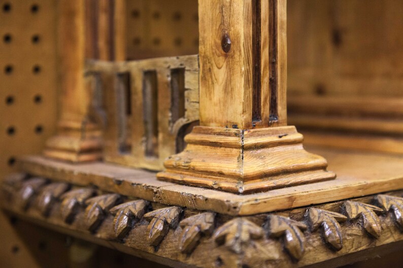 Amazing Folk Art Hanging Shelf Etsy