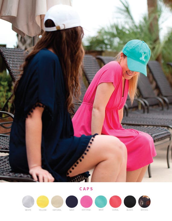 Monogrammed ball caps hotsell