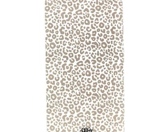 Monograma toallas de playa y bolso a juego disponibles elegir entre leopardo natural, rayas marinas, guepardo, toalla de mármol y conjunto de bolsos