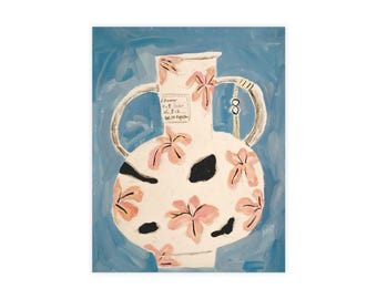 The Ceramic Vase No. 1: Botanical Illustration Postcard Set (10-Pack)