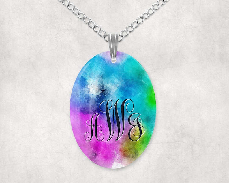 Natural Shell Monogrammed Earrings and or Necklace Matching monogrammed Jewelry Necklace with 18in Silver Plated Chain Mother of Pearl