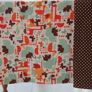 Flannel receiving  blanket, giraffe blanket, baby blanket, handmade