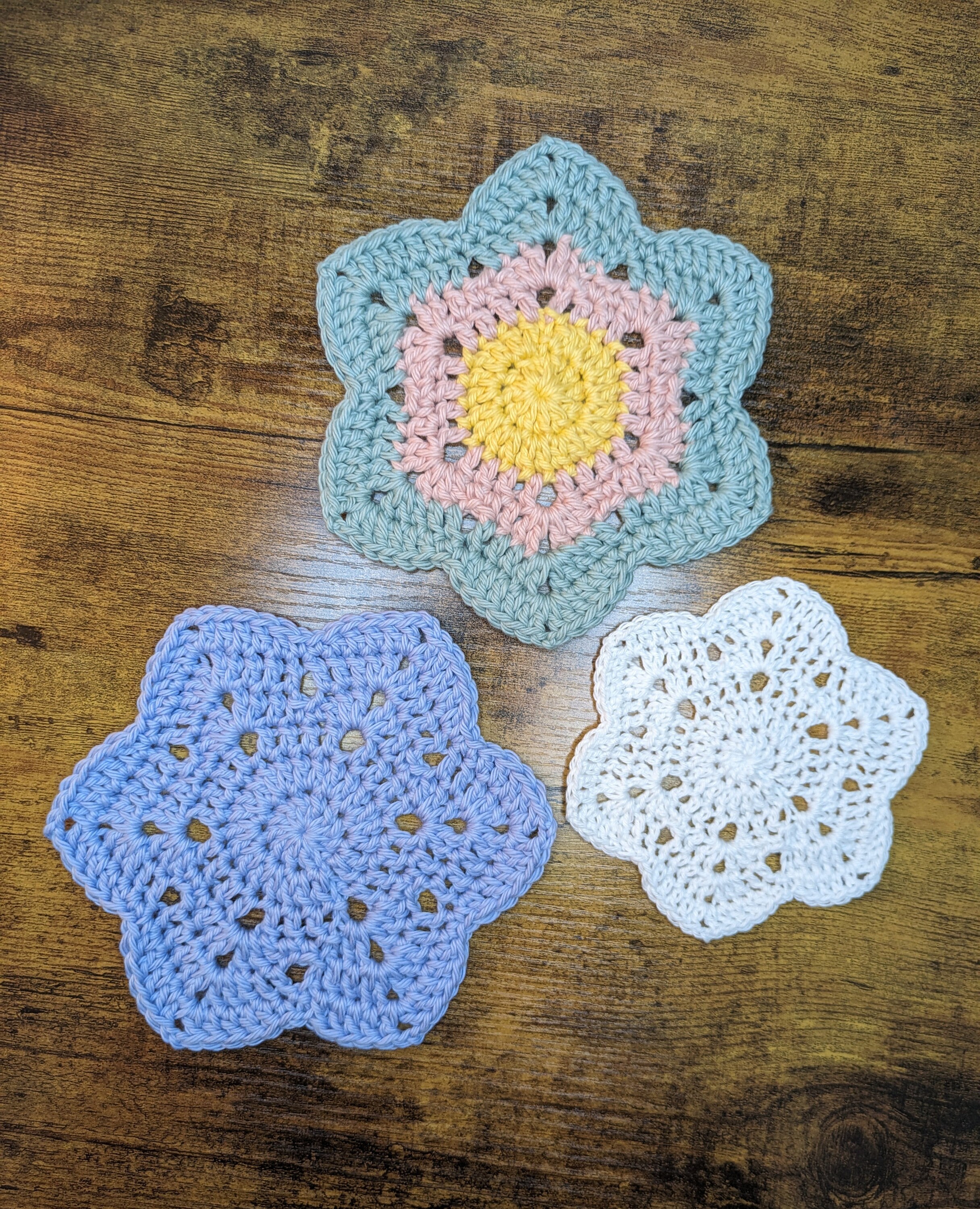 The Blossom Coaster Crochet Pattern - PDF Only