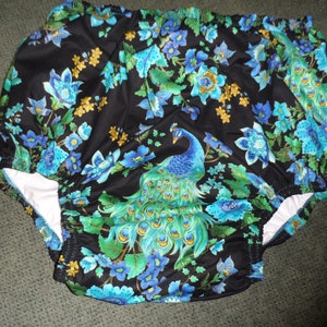 ADULT BABY-Windel-Abdeckung ~ XXL ~ Pfau