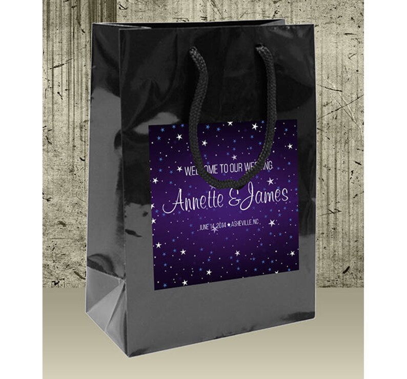 20 Starry Night Custom Labels bag stickers for Bags Etsy