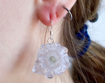 Varied Amethyst Splash Earrings // Amethyst Jewelry // Sterling Silver // Village Silversmith