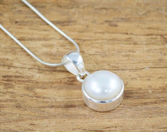 Wreath Mother of Pearl Pendant Pearl Jewelry Sterling Silver Village Silversmith