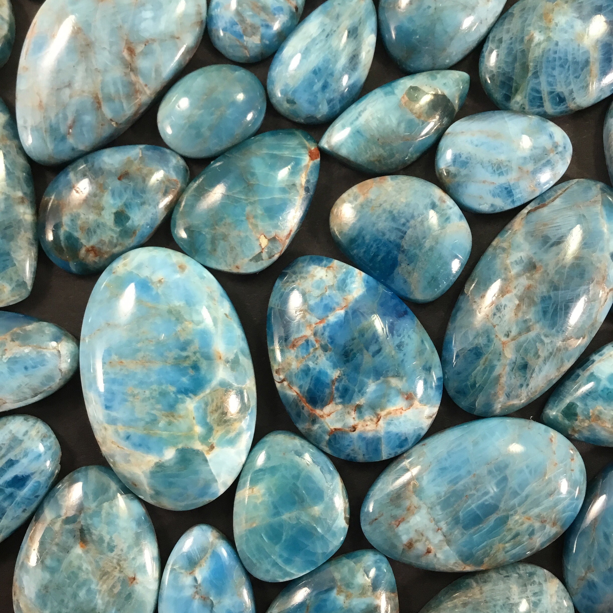 Apatite Cabochon Lots // Apatite Cabochon // Gems // Cabochons | Etsy