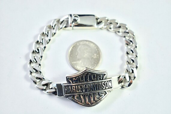 Harley Davidson Curb Chain Bracelet 