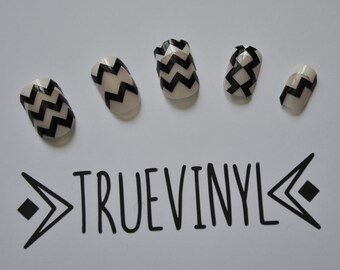 vinyl nail template etsy