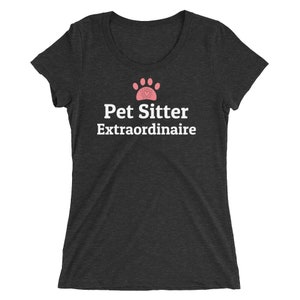 Dog Walker Gift, Dog Walking, Pet Sitter Gift, Dog Sitter Gift, Pet Sitter Shirt, Gift for Pet Sitter, Pet Sitter Charcoal-Black Tribl