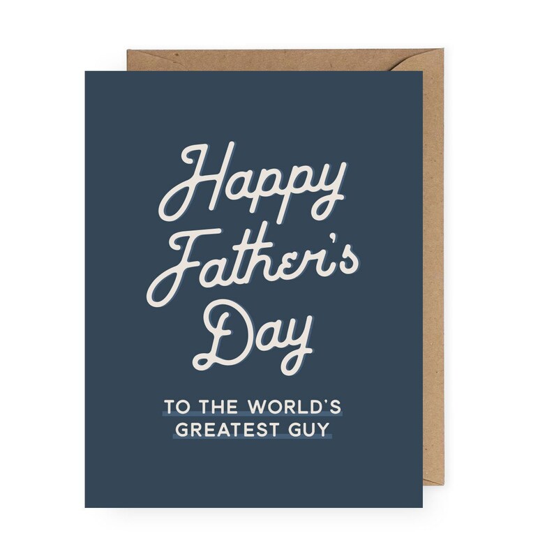 Happy Father's Day Greeting Card, For the World's Greatest Dad image 1