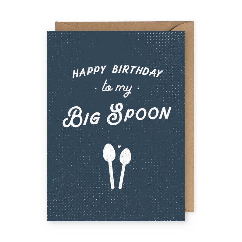 Funny Birthday Card Boyfriend, Fiance Birthday Card, Funny Birthday Card Husband, Boyfriend Birthday, Big Spoon Card, Gift for Boyfriend image 2