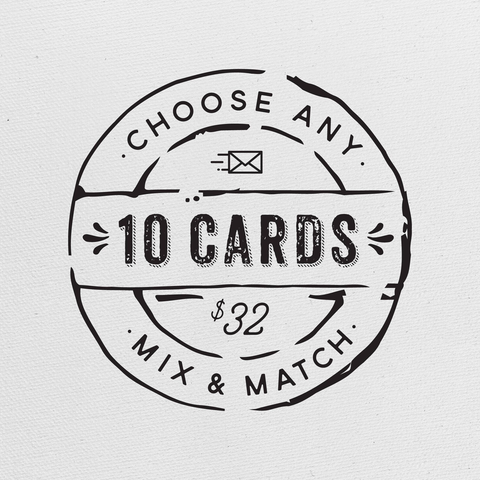 Choose Any 10 Greeting Cards Bulk Cards Wedding Card Funny Etsy