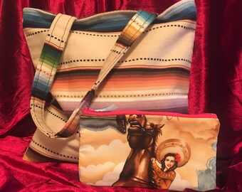 Toiletries bag Jewelry Pouch Backpack and Purse Organizer Corazon heart Zip Pouch Religious Symbol
