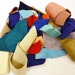 50 assorted ultra suede pieces