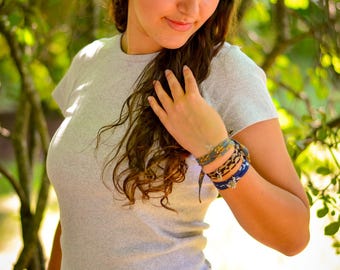 Multi-Wear Charm Bracelet | birthday party favors - Choker, Anklet, Hair Tie