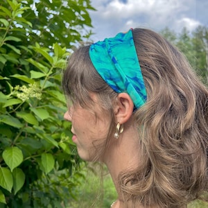Small MAYIL 960 Scarf – Headband, Hair Wrap – Cute, Colorful Chiffon Accessory – Gift for teens