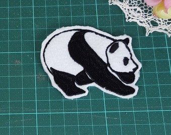 digital download, embroidery file panda,