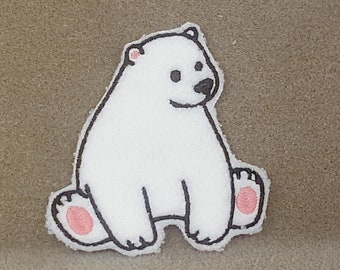 stick file polar bear, digital download,