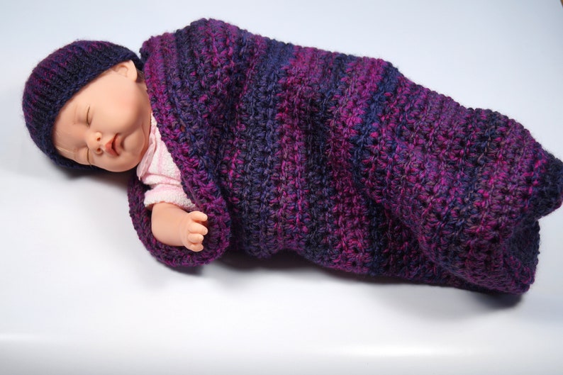 Baby Cocoon for photography outfit wine-red Pucksack as a baby gift,