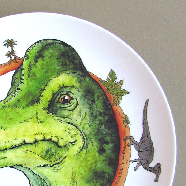 dinosaur with a plate on its back