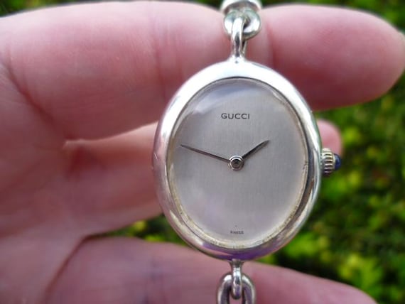Sterling Silver Gucci Watch - Etsy Sterling Silver Gucci Watch - Etsy