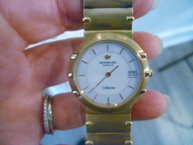 Raymond Weil Geneve Coliseum Watch, 18k Gold Electroplated - Etsy