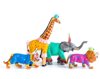 circus animal figurines