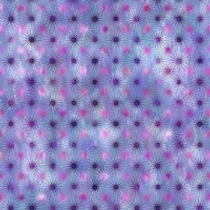 Unicorns Collection - Purple Starburst - 100% Quilting Cotton Fabric [[by the half yard]]