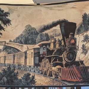 Express Train Tapestry #6 Wall Hanging #6 Panel 36" x 47"
