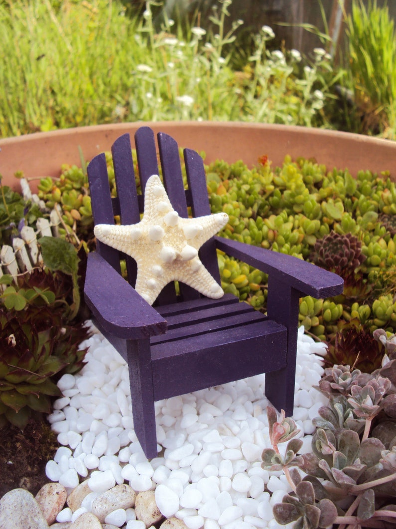 Fairy Garden Adirondack Chair Fairy Garden Chair Fairy Etsy