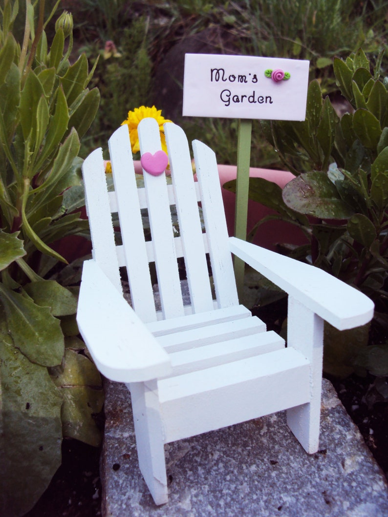 Fairy Garden Adirondack Chair Fairy Garden Chair Fairy Etsy