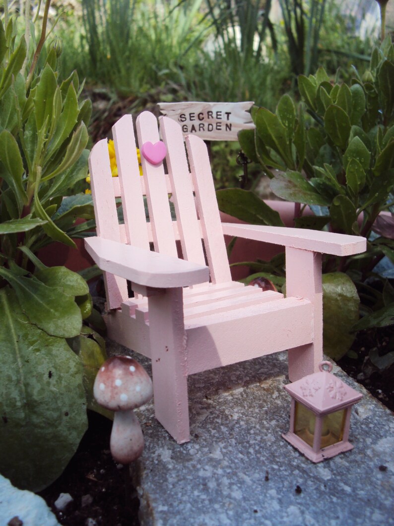 Fairy Garden Adirondack Chair Fairy Garden Chair Fairy Etsy