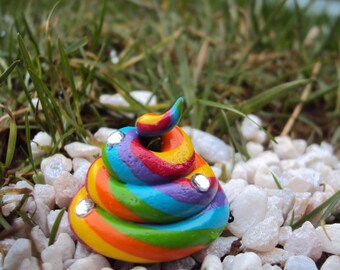 Magical Unicorn Poop, Rainbow Poop Fairy Garden, Miniature Garden Accessories